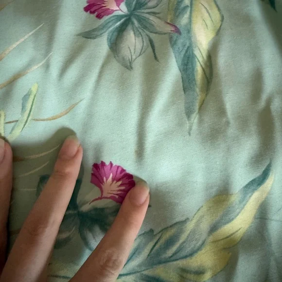 Susan Bristol Mint Set Buttoned Top + Maxi Skirt Size L - Picture 9 of 12